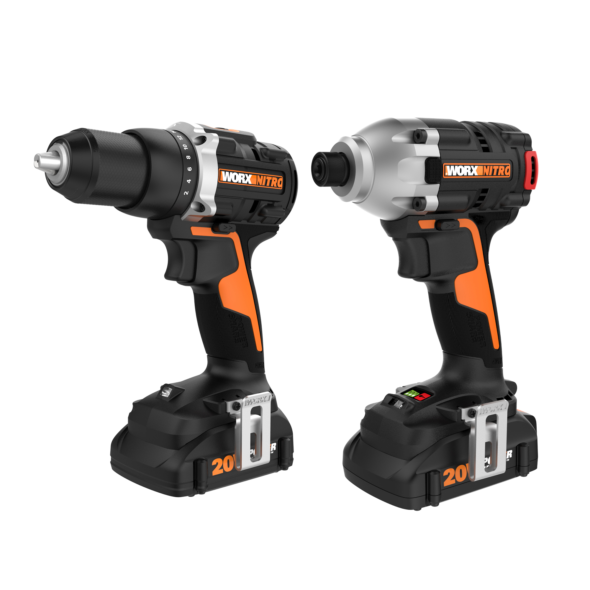 New WORX Nitro 20-volt Drill And Impact Driver Combo Works Harder, Runs ...